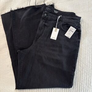 Good American Charcoal Flare Jeans